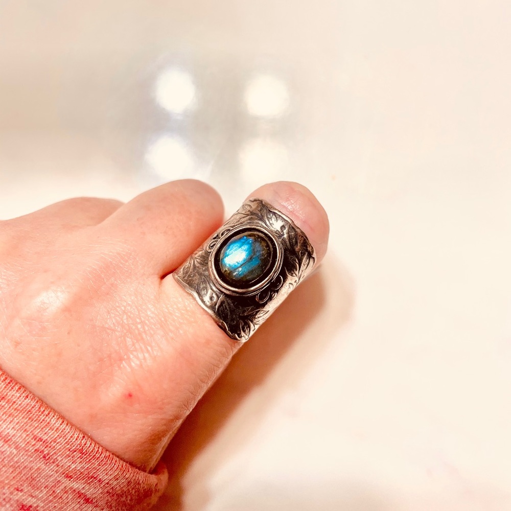 Silver Statement Ring - image 6